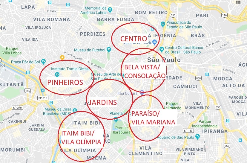onde ficar em São Paulo com segurança