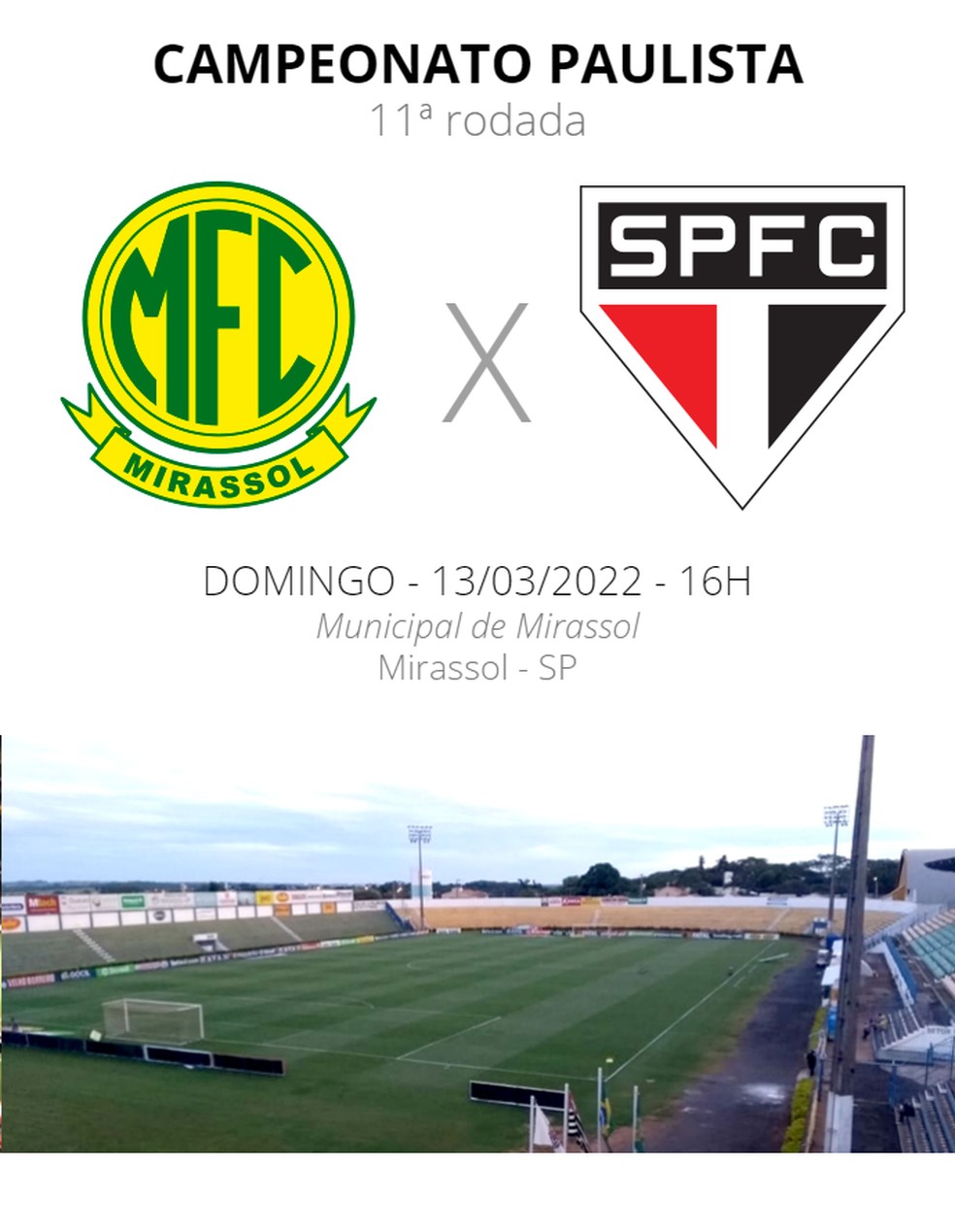 Jogo do São Paulo hoje
