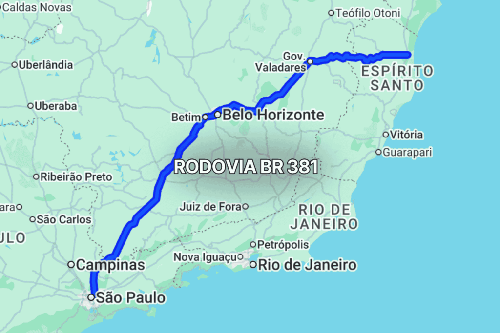 distancia sao paulo bh carro