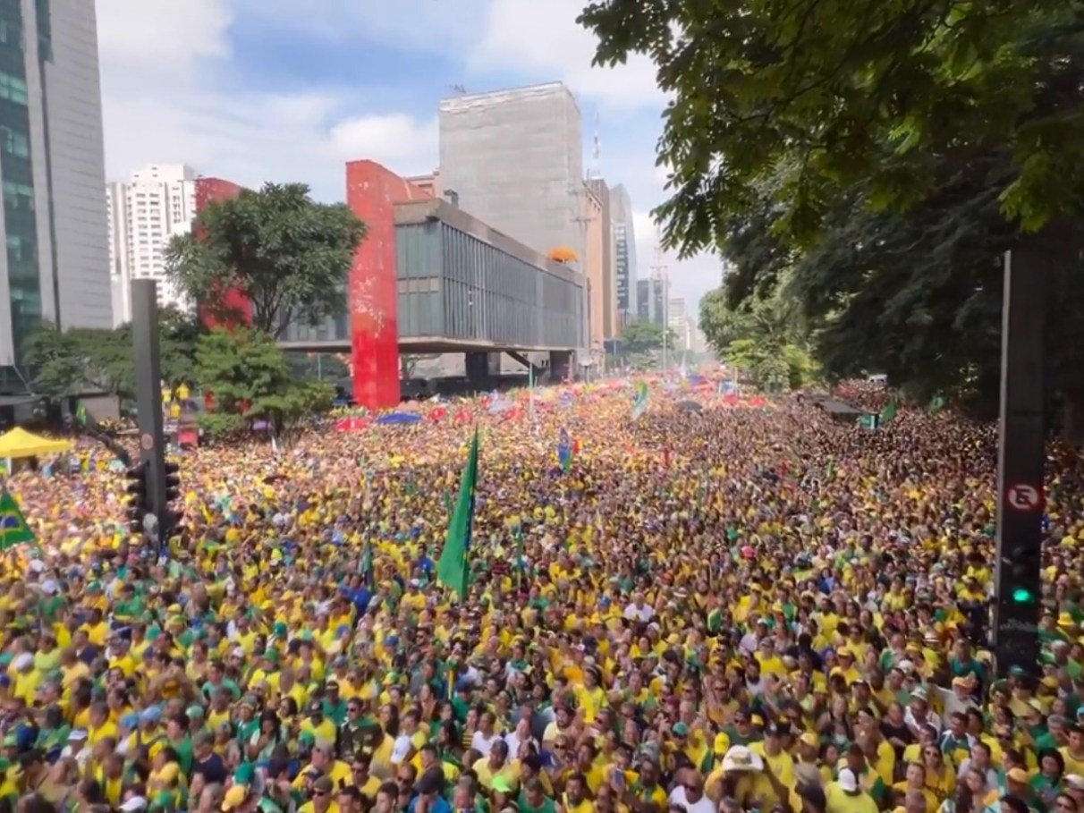 manifestação em São Paulo hoje