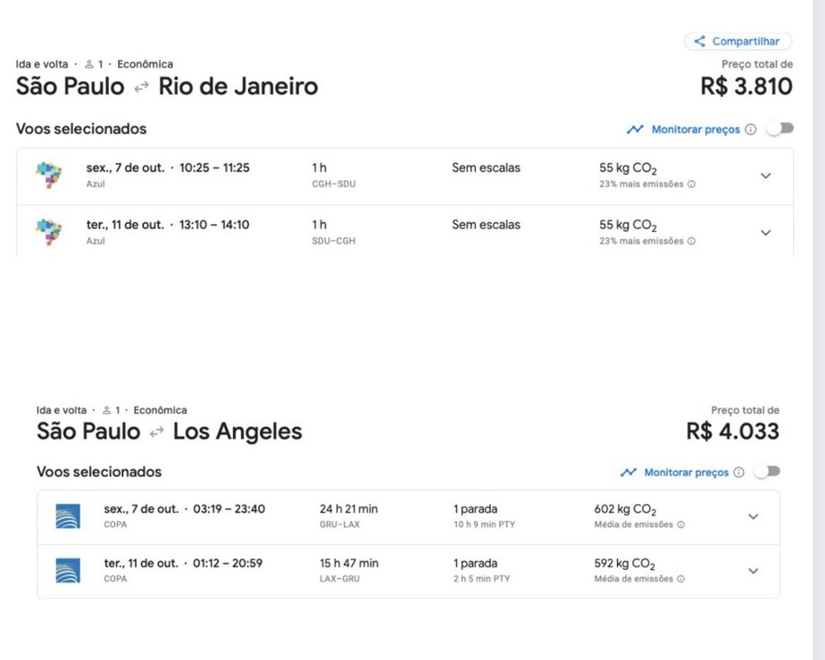 passagem aérea promocional São Paulo