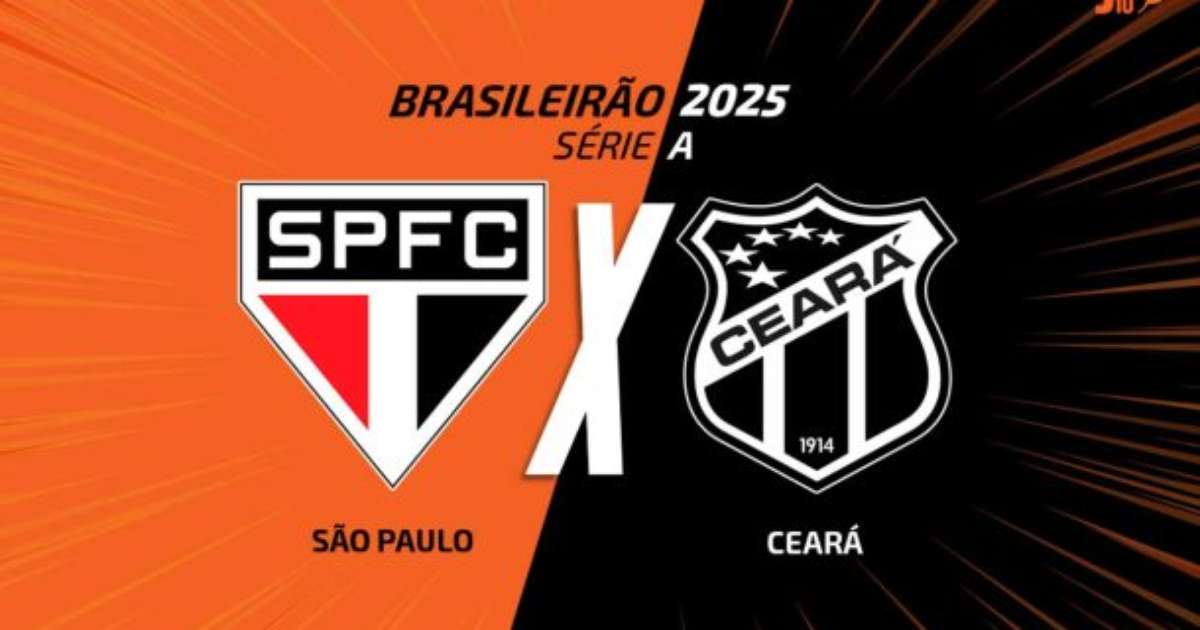 Escalações São Paulo Ceará 25ª rodada